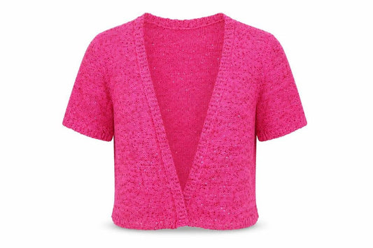 Womens UK Size 12 Savoir Pink Wrap Jumper