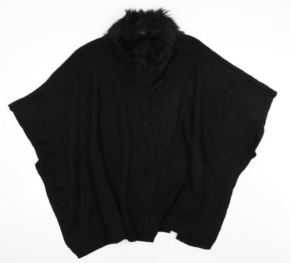 Womens UK Size One Size M&S Black Pullover Jumper