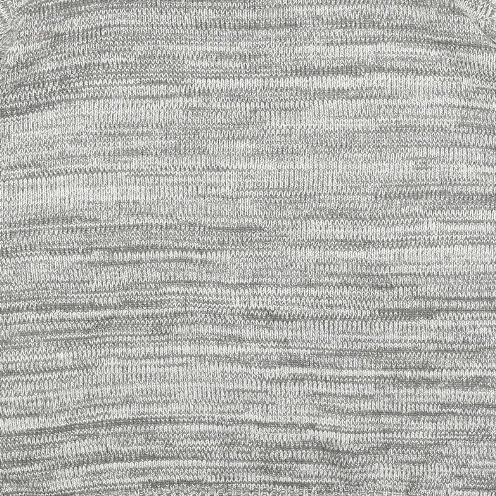 George Mens Grey   Henley Jumper Size L