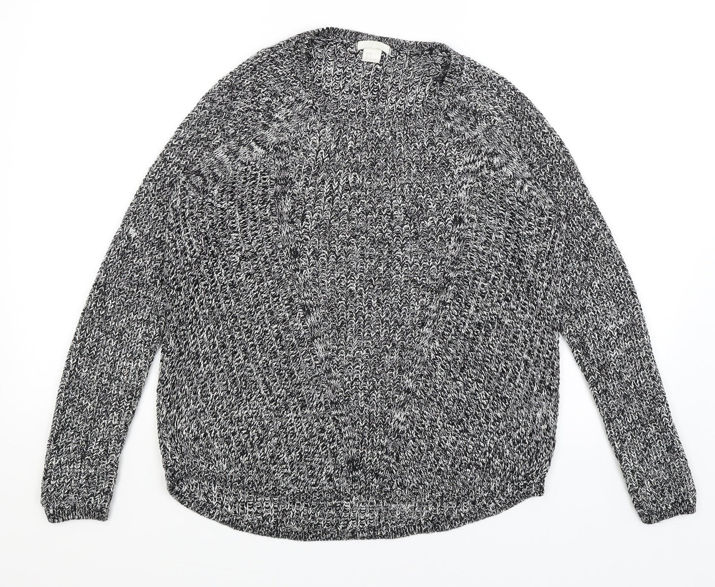 Womens UK Size S H&M Black Pullover Jumper