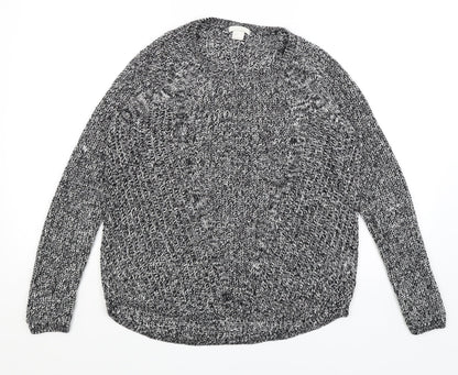 Womens UK Size S H&M Black Pullover Jumper