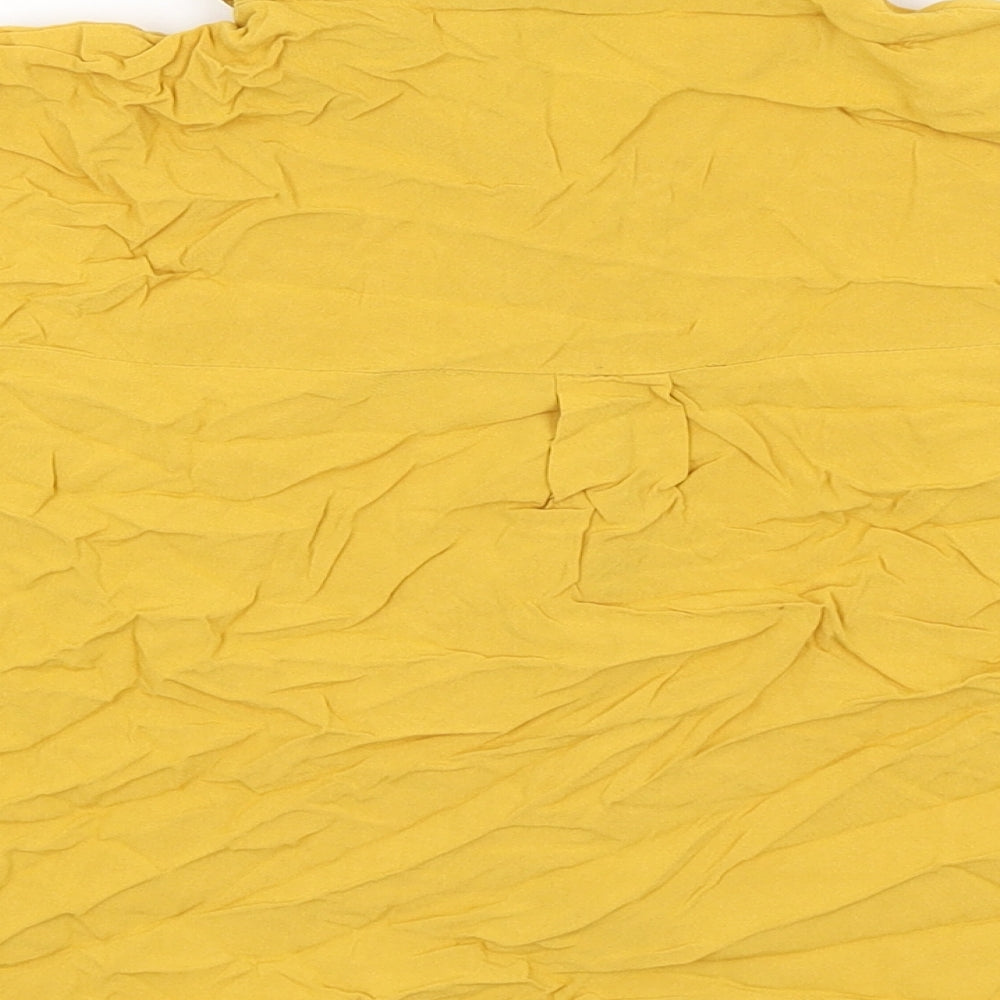 New Look Girls Yellow   Cropped Button-Up Size 12 Years