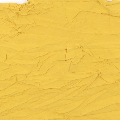 New Look Girls Yellow   Cropped Button-Up Size 12 Years
