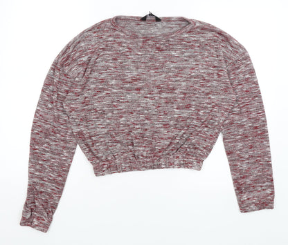 Womens UK Size 8 Miss Selfridge Red Pullover Jumper