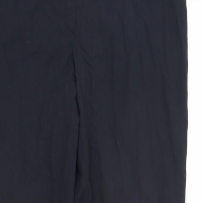Lebek Womens Blue   Trousers  Size 34 in L27 in