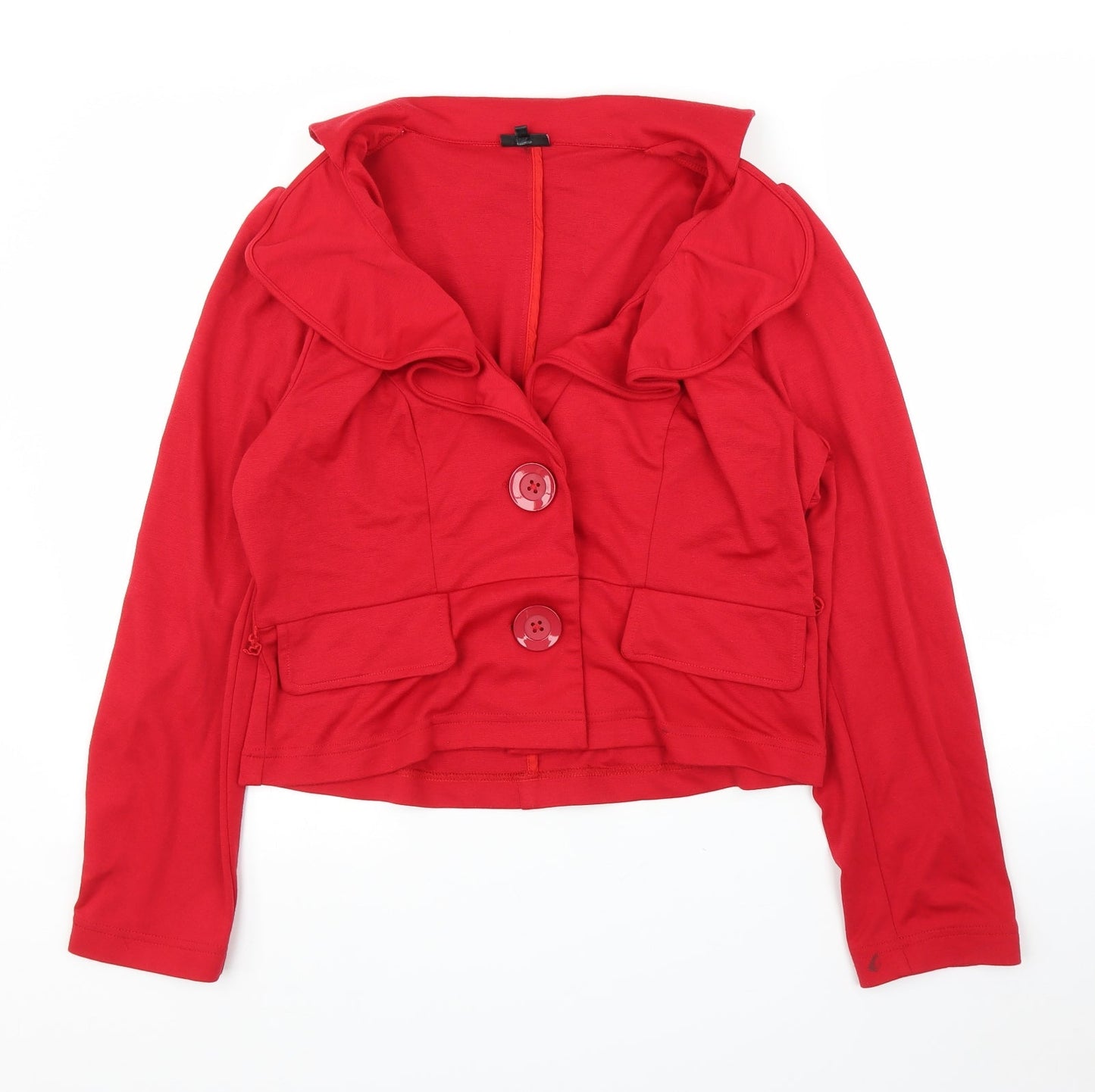 Hip Hop Womens Red   Cardigan Jumper Size 10  - Jacket