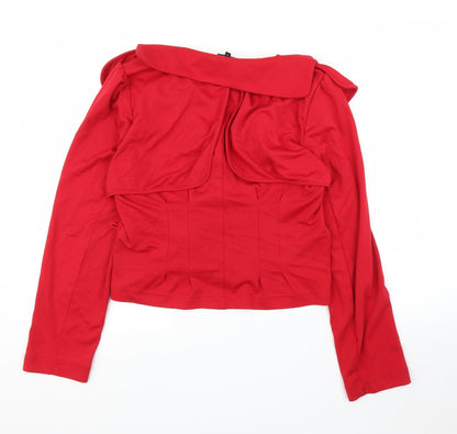 Hip Hop Womens Red   Cardigan Jumper Size 10  - Jacket
