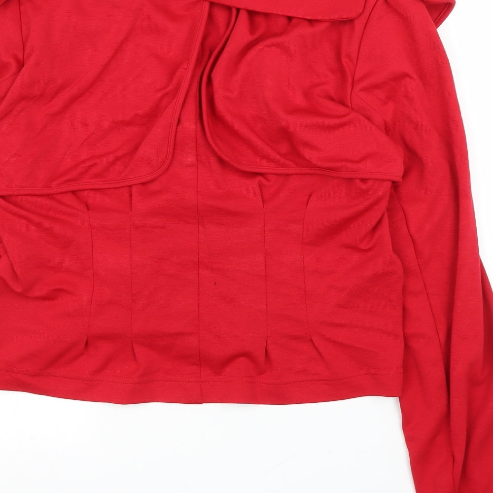 Hip Hop Womens Red   Cardigan Jumper Size 10  - Jacket