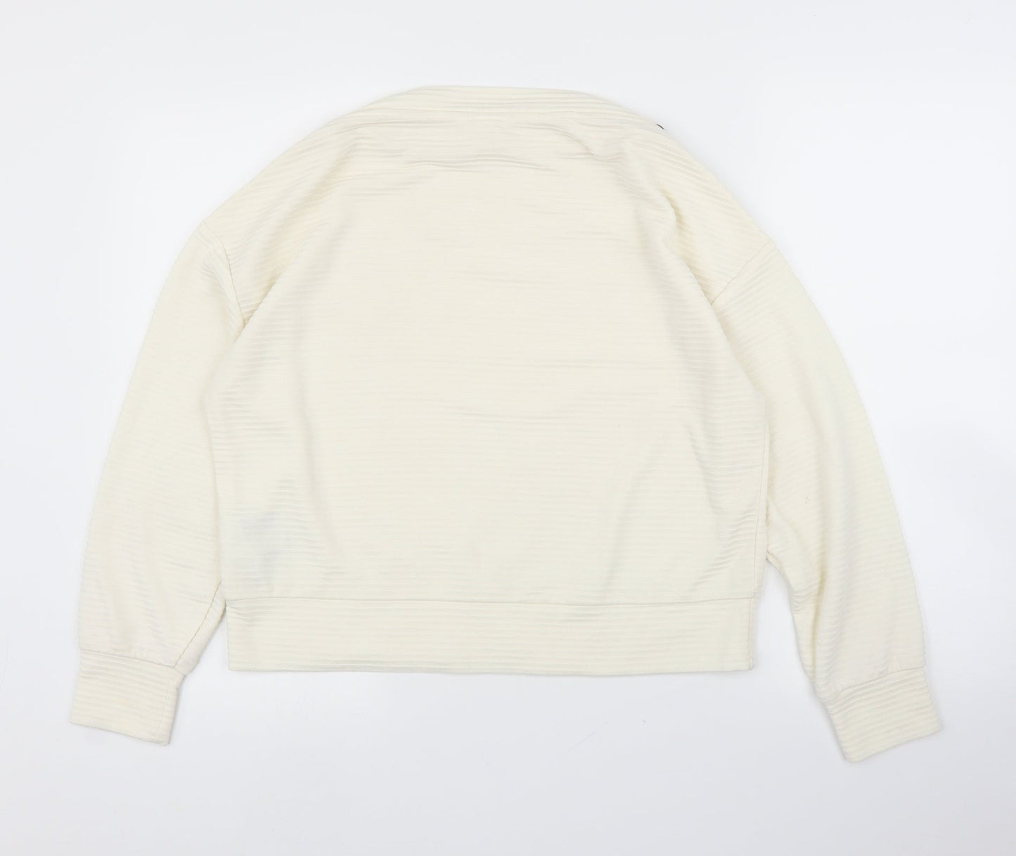 Womens UK Size S H&M Ivory Basic Blouse