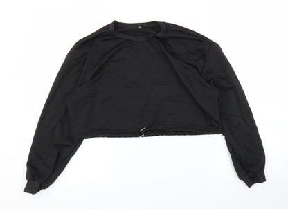 SheIn Womens Black   Pullover Jumper Size M