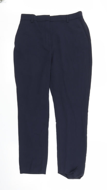 Womens UK Size 12 M&S Regular Fit Bloomer Blue Trousers
