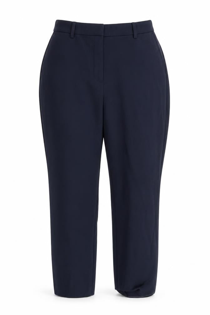 Womens UK Size 12 M&S Regular Fit Bloomer Blue Trousers