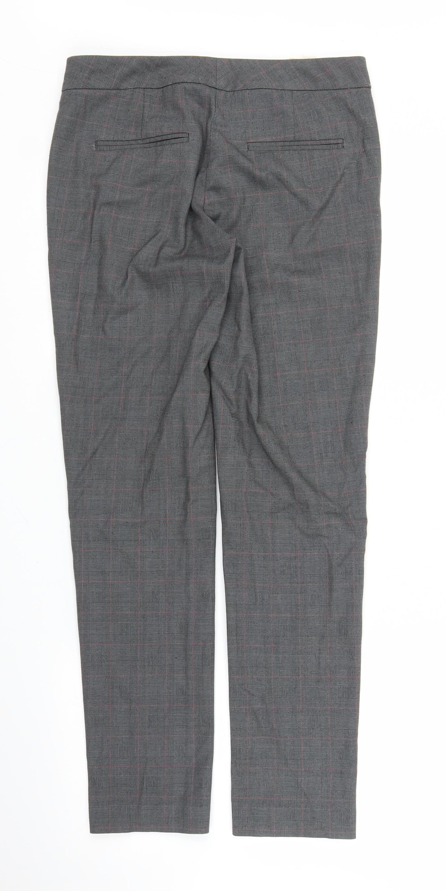 Womens UK Size 12 Stile Benetton Regular Fit  Grey Trousers