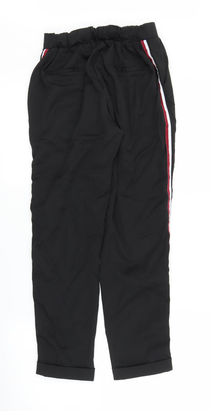 New Look Womens Black   Sweatpants Trousers Size 8 L24 in