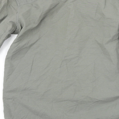 Mens UK Size S Premium Grey  Button-Up Long Sleeve Casual Shirt