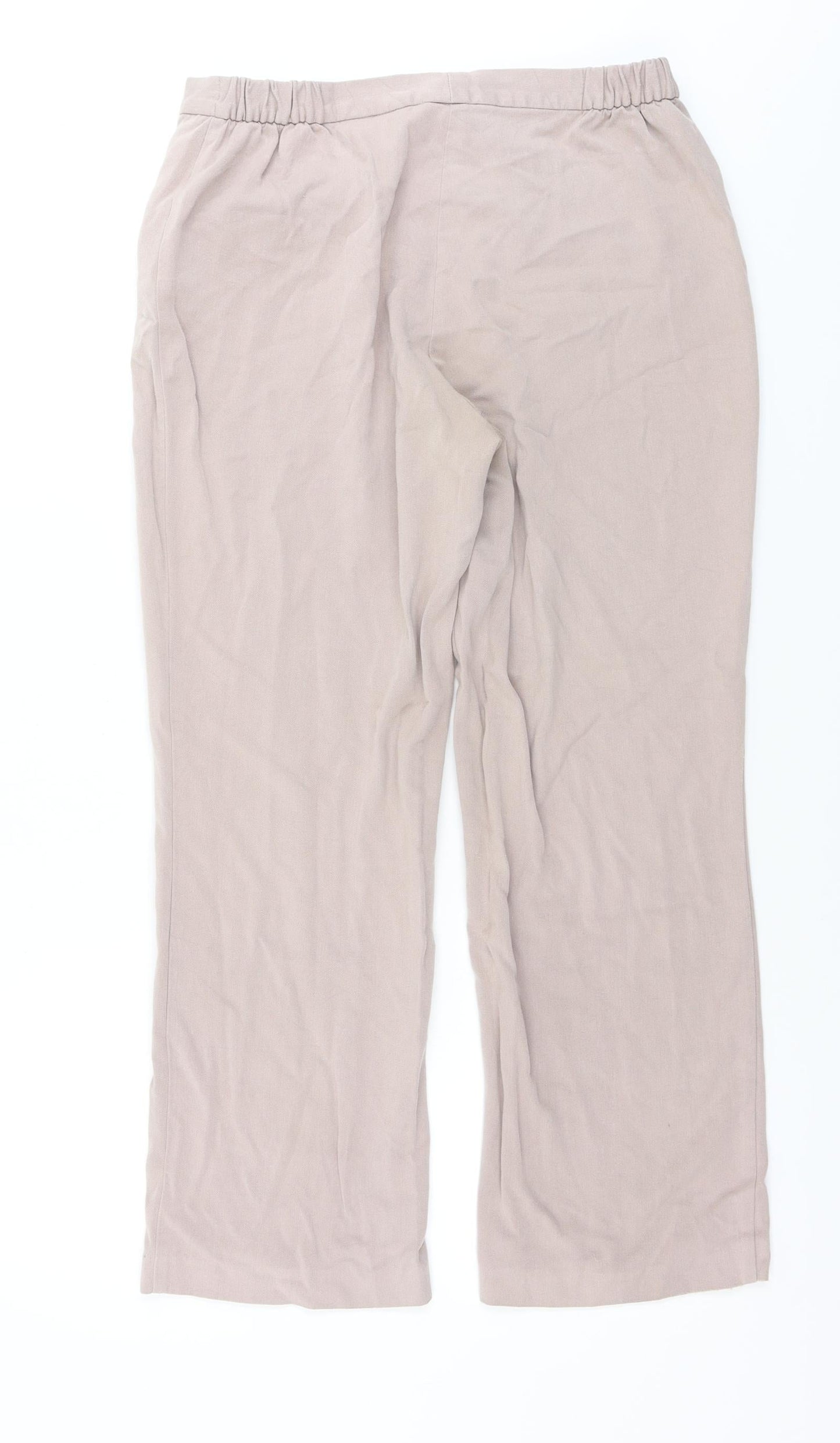 Womens UK Size 12 Marks and Spencer Regular Fit  Pink Trousers