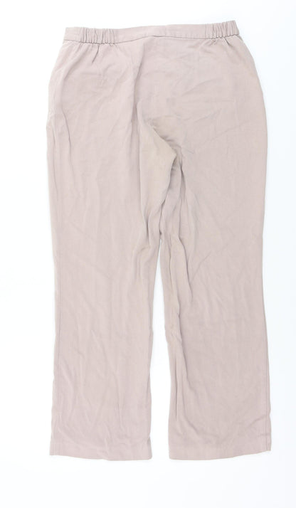 Womens UK Size 12 Marks and Spencer Regular Fit  Pink Trousers
