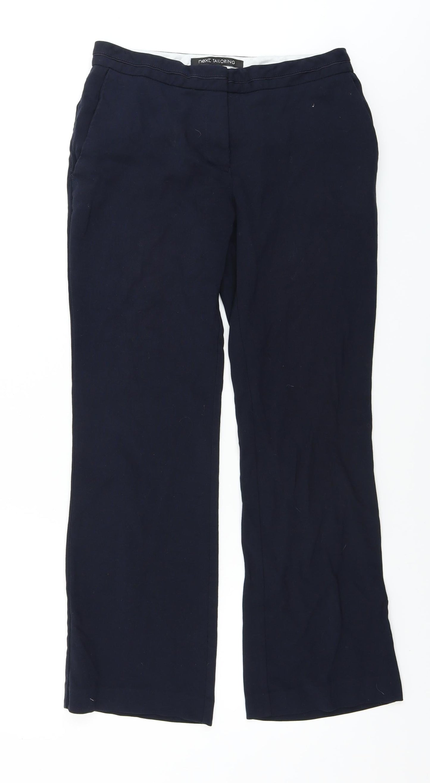 Womens UK Size 10 NEXT Regular Fit  Black Trousers