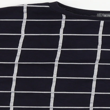 Primark  Womens Blue Check  Cardigan Jumper Size L