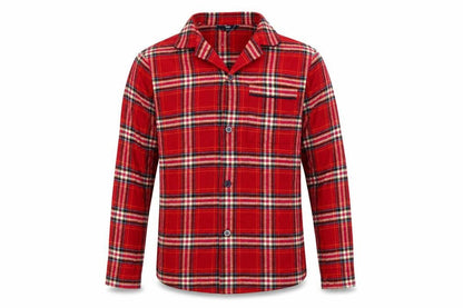 Mens UK Size S Marks and Spencer Red  Button-Up Long Sleeve Casual Shirt
