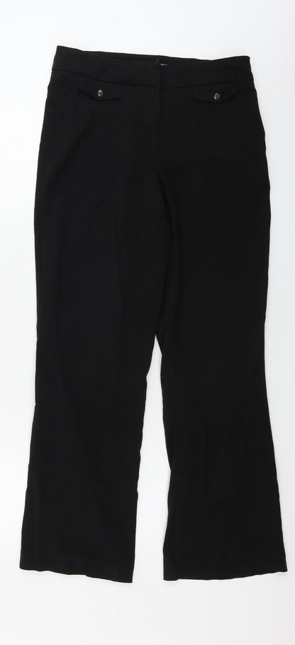 Avenue Womens Black   Trousers  Size 10 L26 in