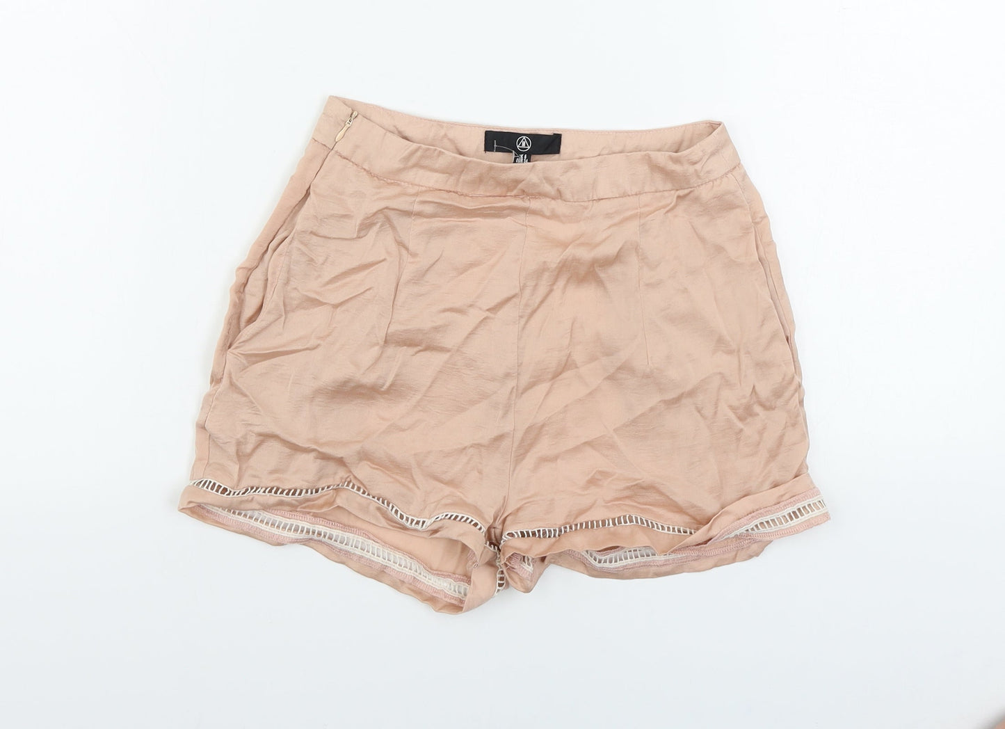 Missguided  Womens Pink   Cut-Off Shorts Size 6
