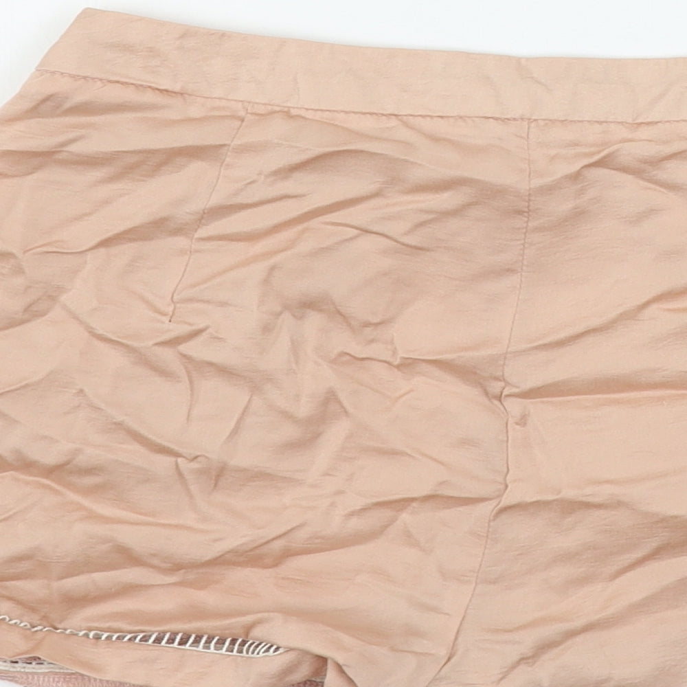 Missguided  Womens Pink   Cut-Off Shorts Size 6