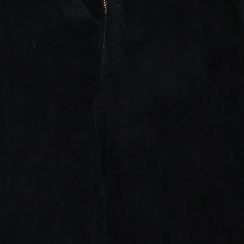 Marks and Spencer  Mens Black Paisley  Trousers  Size 32 in L26 in