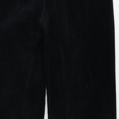 Marks and Spencer  Mens Black Paisley  Trousers  Size 32 in L26 in