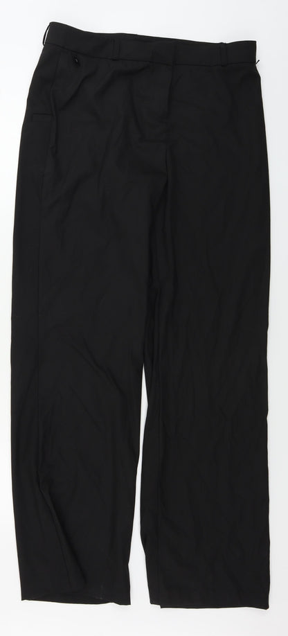 Womens UK Size 14 incorporatewear Regular Fit  Black Trousers