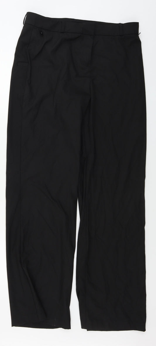 Womens UK Size 14 incorporatewear Regular Fit  Black Trousers