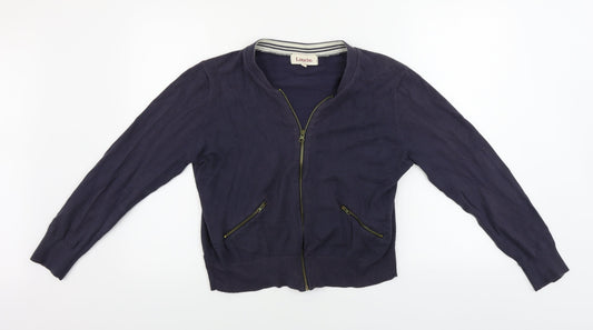 Womens UK Size 14 Louche Blue Cardigan Jumper