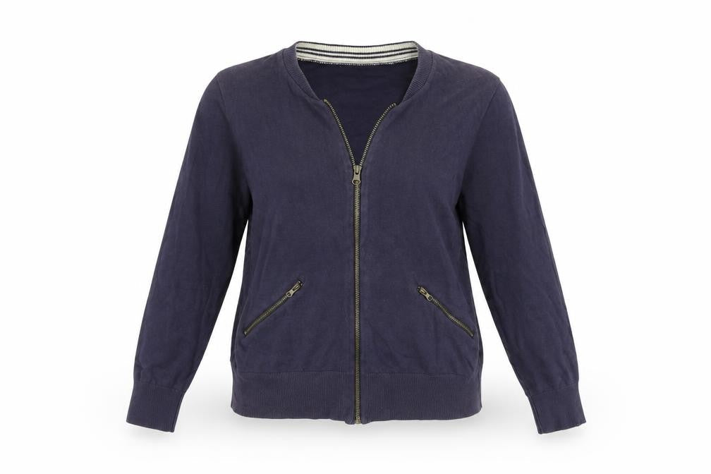 Womens UK Size 14 Louche Blue Cardigan Jumper