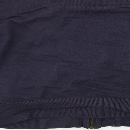 Womens UK Size 14 Louche Blue Cardigan Jumper