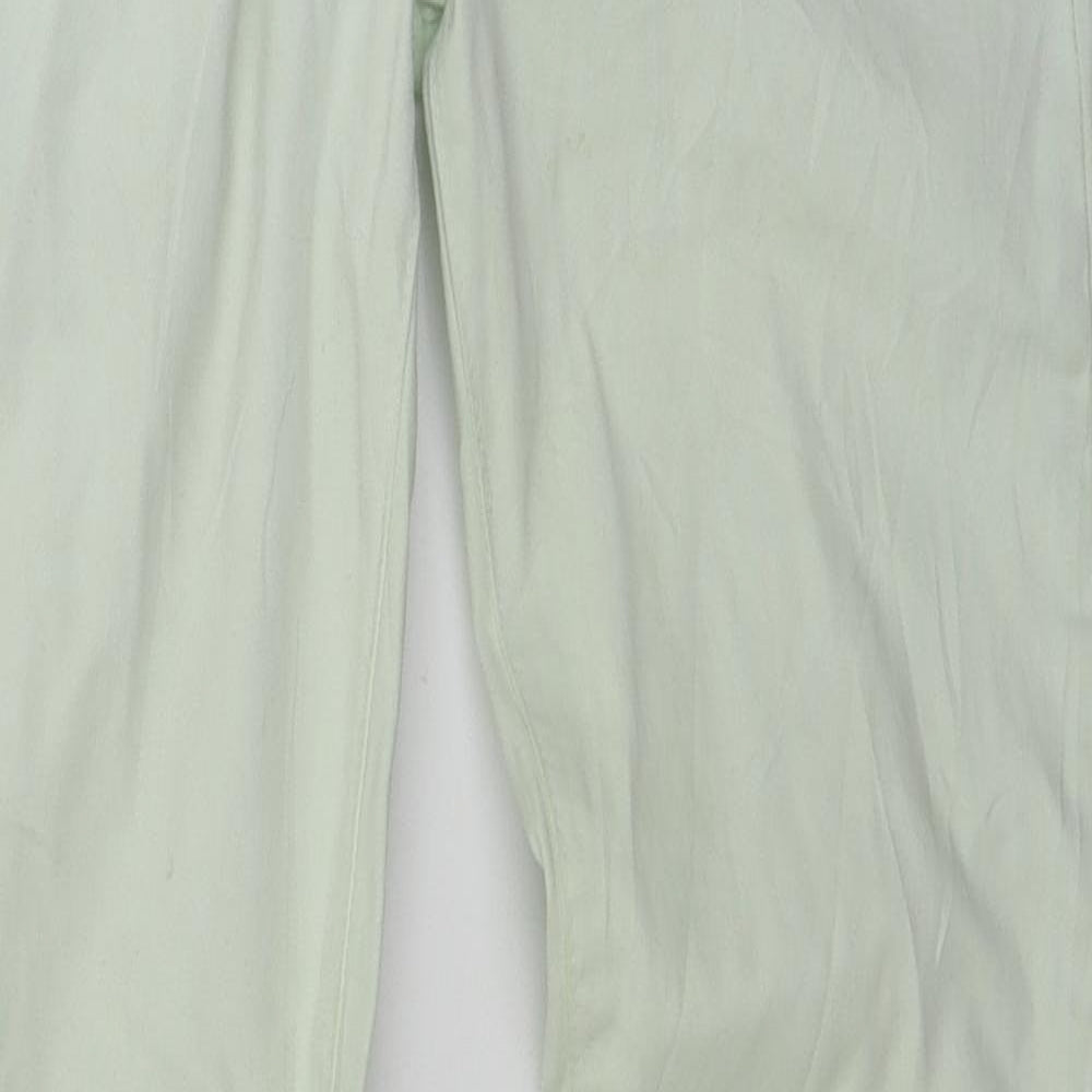 Womens UK Size 28 in Preworn Regular Fit Straight Green Jeans