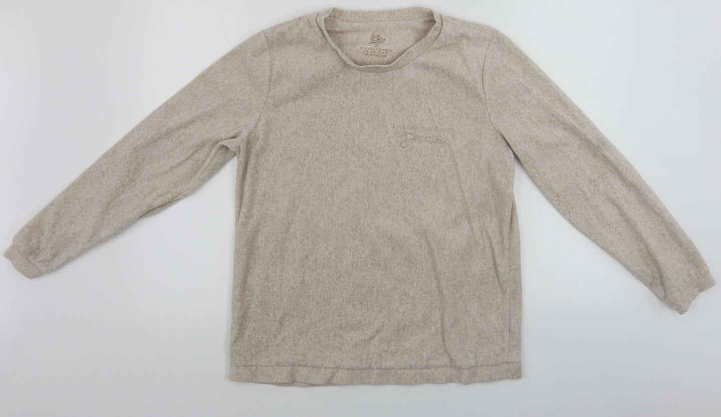 Womens UK Size L love to lounge Pink Pullover Jumper