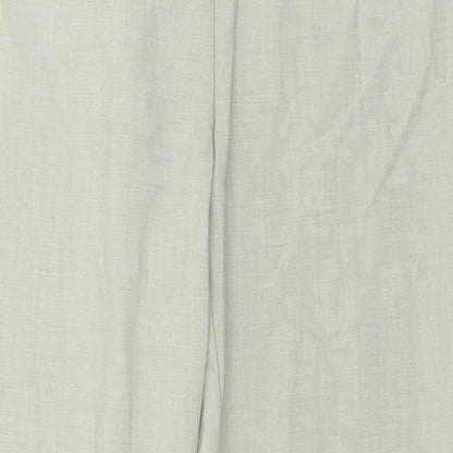 Womens UK Size 12 Marks and Spencer Regular Fit  Green Trousers