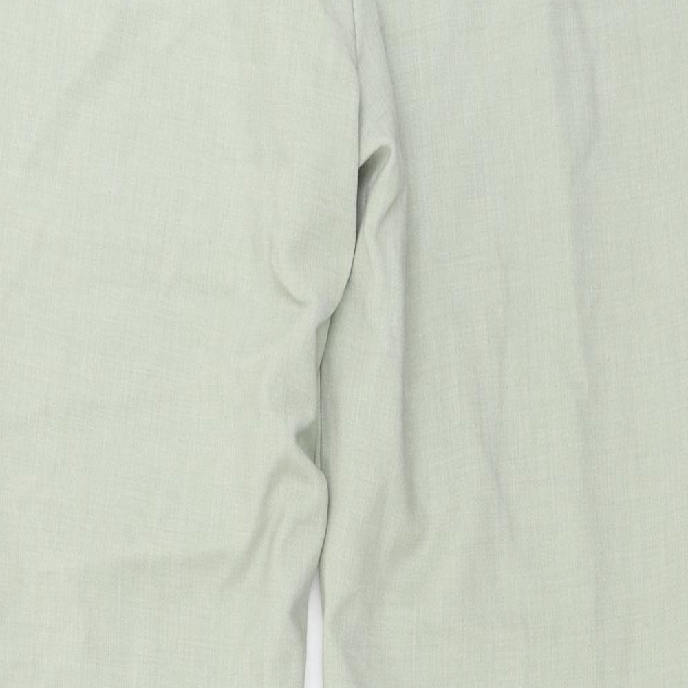 Womens UK Size 12 Marks and Spencer Regular Fit  Green Trousers