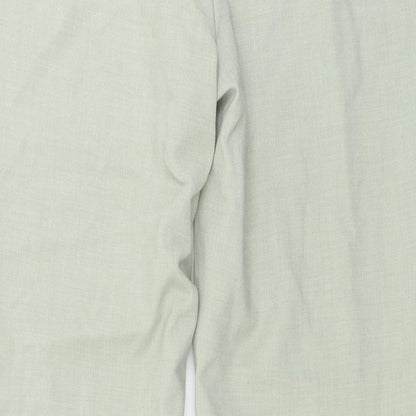 Womens UK Size 12 Marks and Spencer Regular Fit  Green Trousers