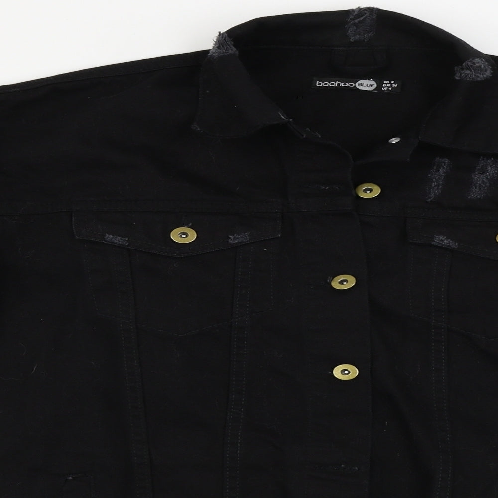 Womens UK Size 8 Boohoo Black Jacket