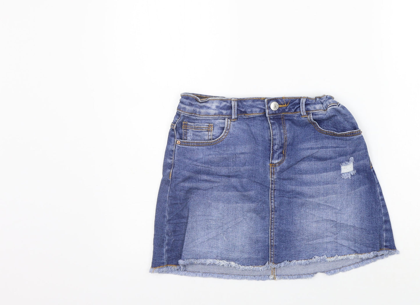 Zara Girls Blue   A-Line Skirt Size 11-12 Years