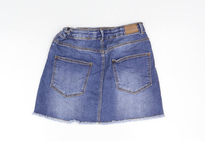 Zara Girls Blue   A-Line Skirt Size 11-12 Years