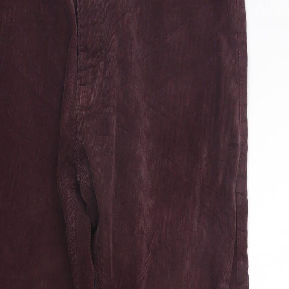 Womens UK Size 36 in Marks and Spencer Regular Fit  Purple Trousers