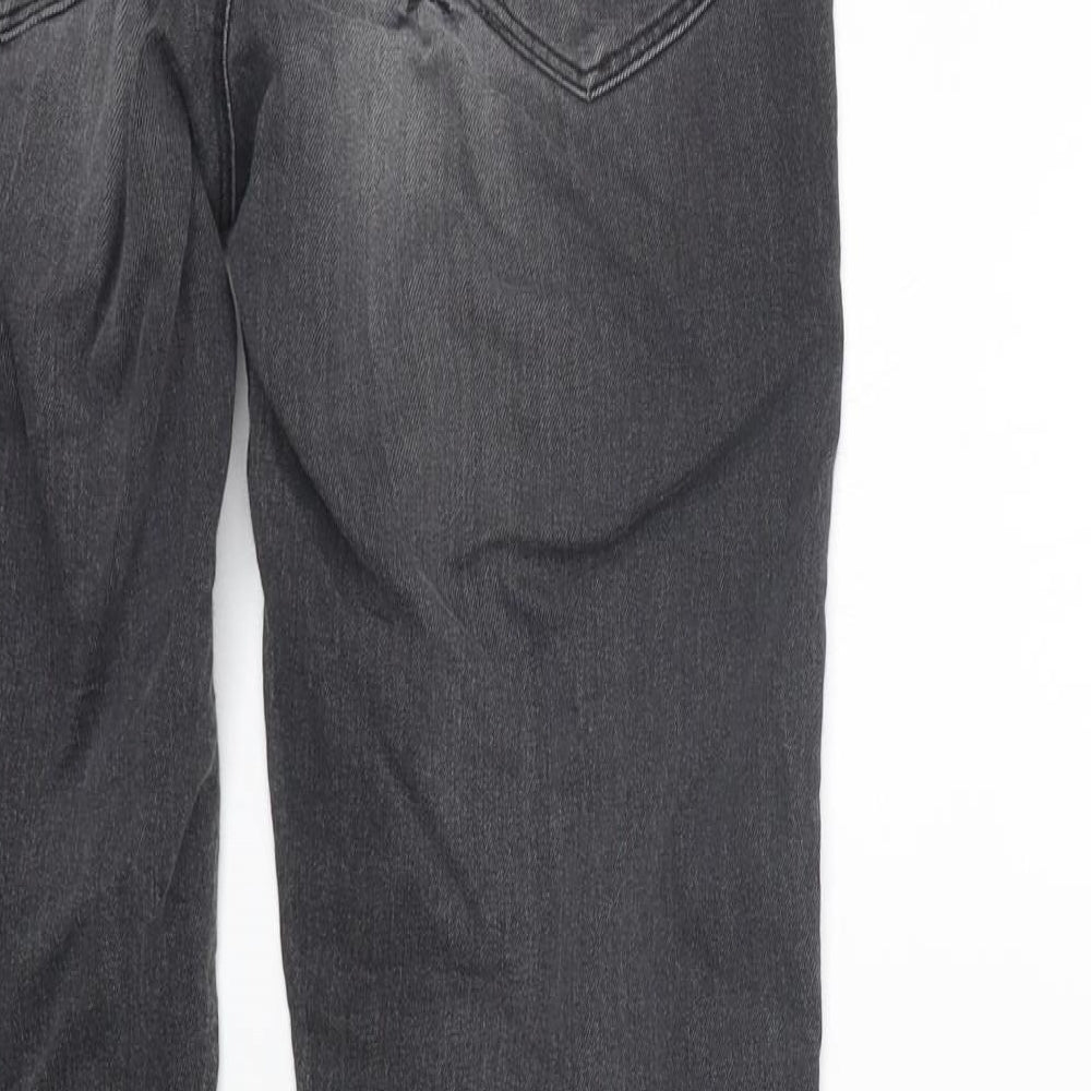 Womens UK Size 10 Marks and Spencer Regular Fit Straight Grey Jeans