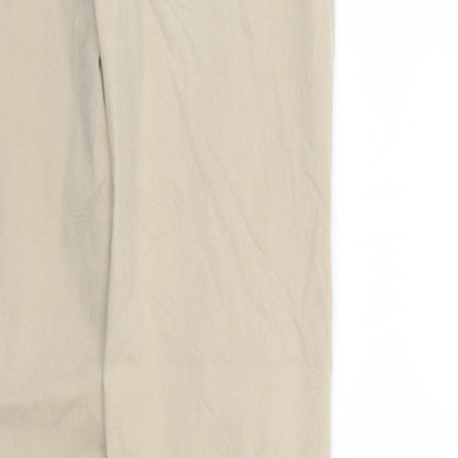 24/7 Womens Beige   Trousers  Size 12 L28 in