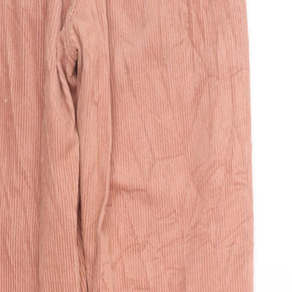 Womens UK Size 8 Stradivarius Regular Fit  Orange Trousers