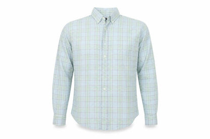 Mens UK Size M st Michael Green  Button-Up Long Sleeve Casual Shirt