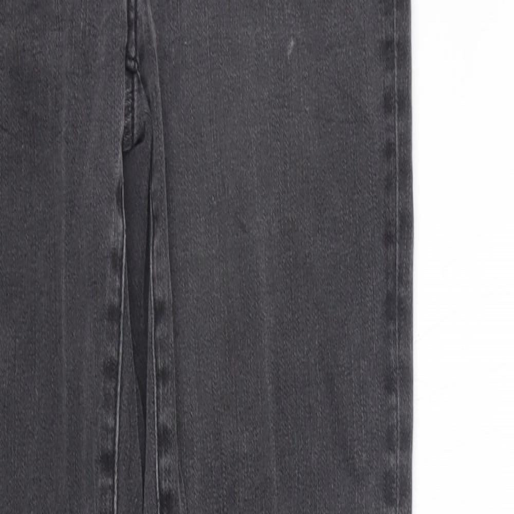 Womens UK Size 30 in H&M Regular Fit Skinny Grey Jeans