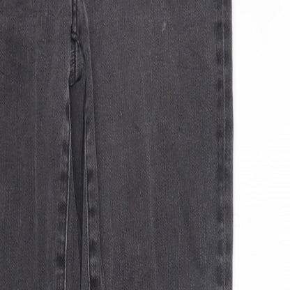 Womens UK Size 30 in H&M Regular Fit Skinny Grey Jeans