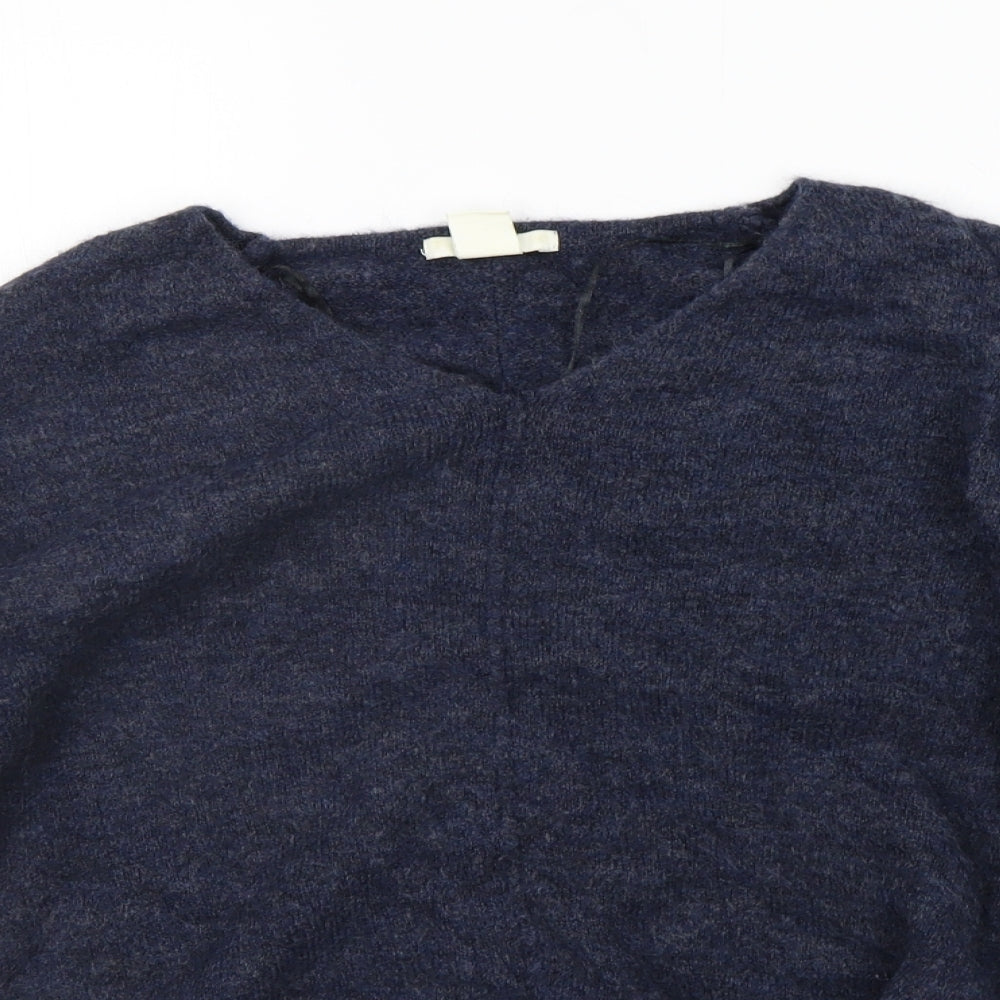 Womens UK Size XS H&M Blue Pullover Jumper